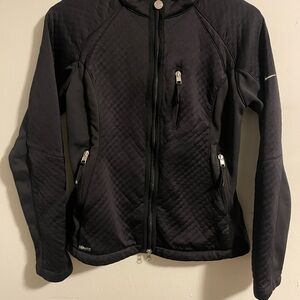 Nike Fit Black Women's Quilted Full-Zip Jacket